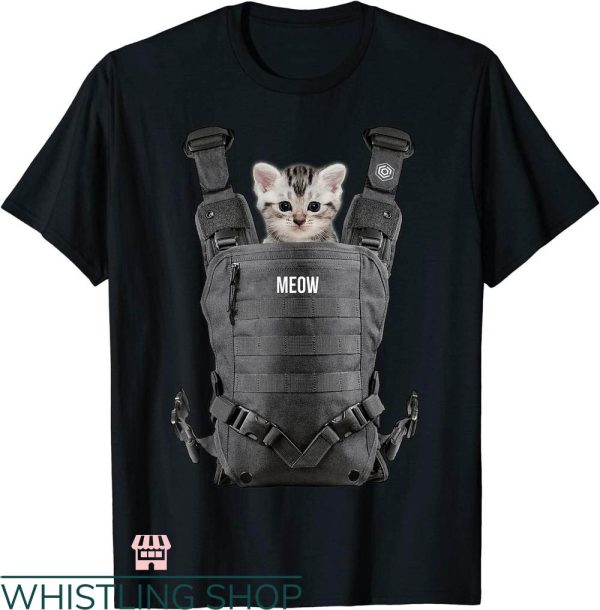 Plate Carrier T-shirt Cool Kitty Cats Carrier T-shirt