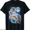 Polar Bear T-shirt Moon Funny Fur Marine Mammals Bears