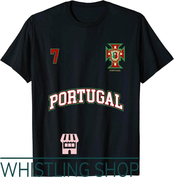 Portugal The Man T-Shirt Number 7 Soccer Team Sports Flag