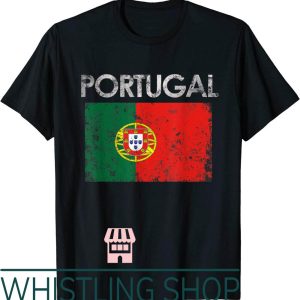 Portugal The Man T-Shirt Vintage Portuguese Flag Pride Gift