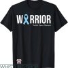 Prostate Cancer T-Shirt Awareness Blue Ribbon Warrior T-Shirt