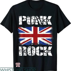 Punk Rock T-shirt Punk Rock UK Flag T-shirt