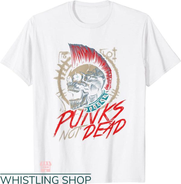 Punk Rock T-shirt Punks Not Dead Rocker Punker T-shirt