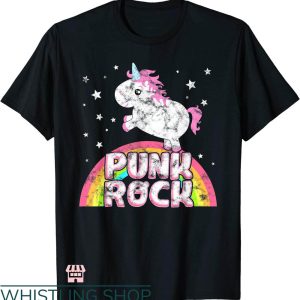 Punk Rock T-shirt Unicorn Punk Rock T-shirt