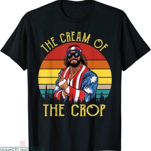 Purple Macho Man T-shirt Cream Of The Crop Wrestler Vintage