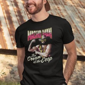 Purple Macho Man T-shirt The Cream Of The Crop Wrestler USA