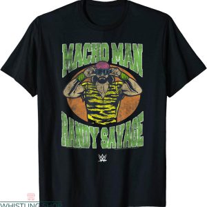 Purple Macho Man T-shirt WWE Randy Savage Cartoon Vintage