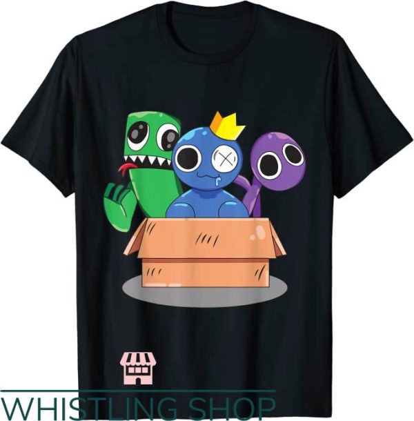Rainbow Friends T-Shirt Cute Friends In The Box Cute Gift