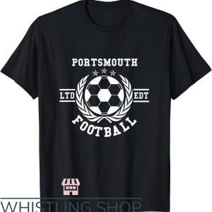 Retro Portsmouth T-Shirt Portsmouth Soccer Jersey Tee NFL