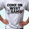 Retro West Ham T-Shirt Come On West Ham