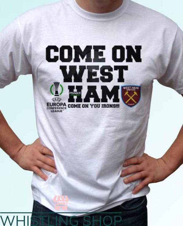 Retro West Ham T-Shirt Come On West Ham