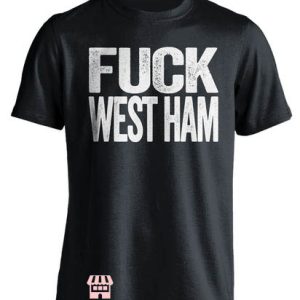 Retro West Ham T-Shirt Fuck West Ham