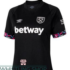 Retro West Ham T-Shirt West Ham Away Jersey Betway