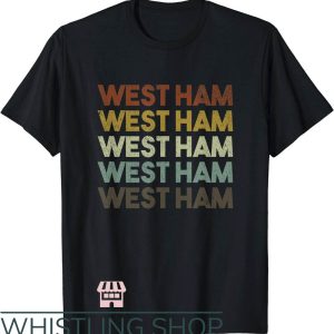 Retro West Ham T-Shirt West Ham Repeat