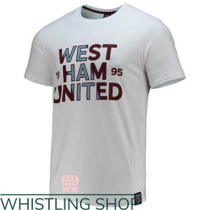 Retro West Ham T-Shirt West Ham United 1995