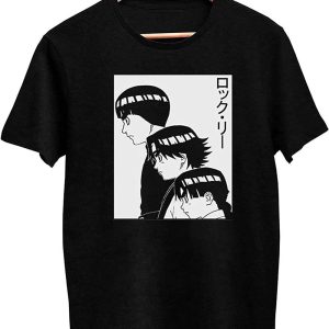 Rock Lee T-shirt Rock Lee Drunken Fist Anime T-shirt