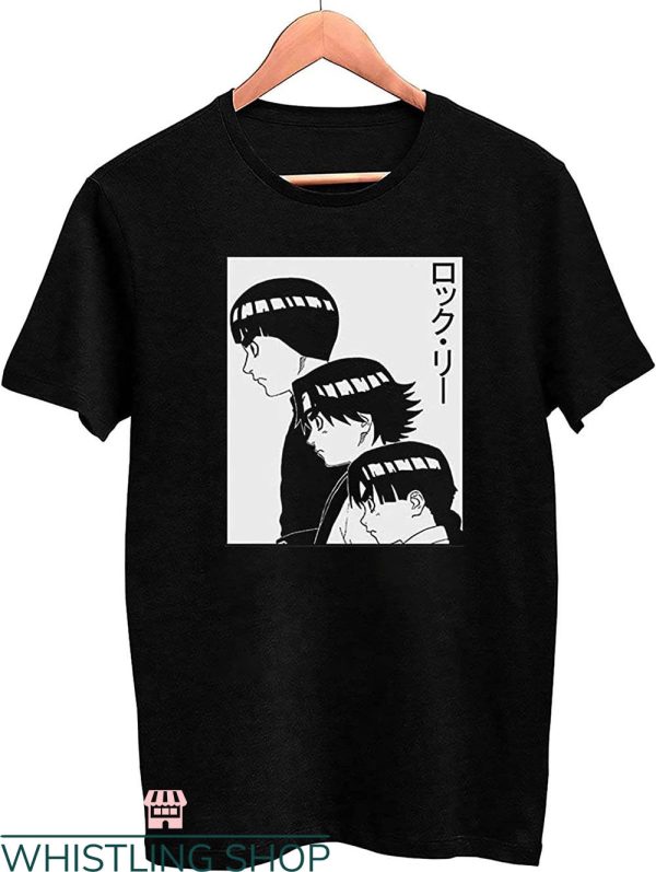 Rock Lee T-shirt Rock Lee Drunken Fist Anime T-shirt