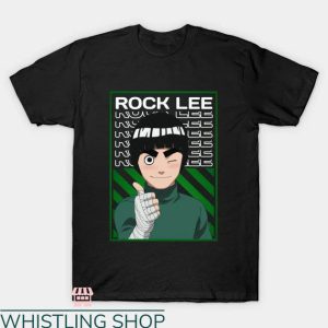 Rock Lee T-shirt Rock Lee Thumb Finger T-shirt