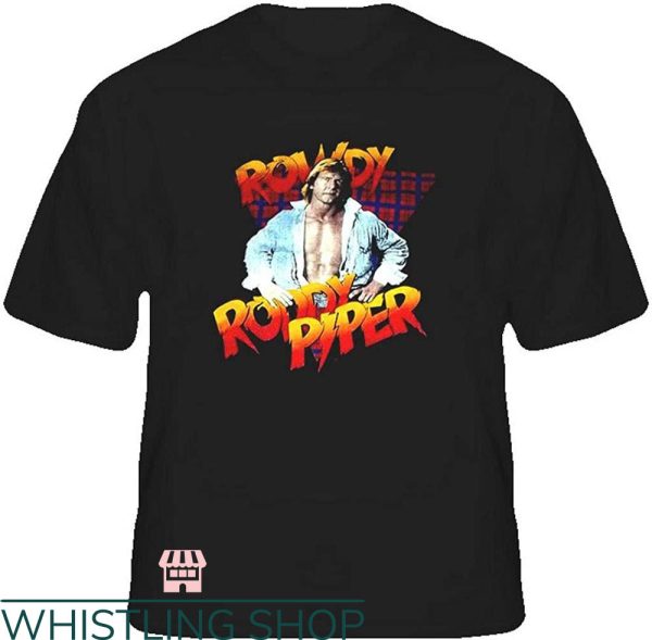 Roddy Piper T-Shirt Funny Cartoon T-Shirt Celebrity