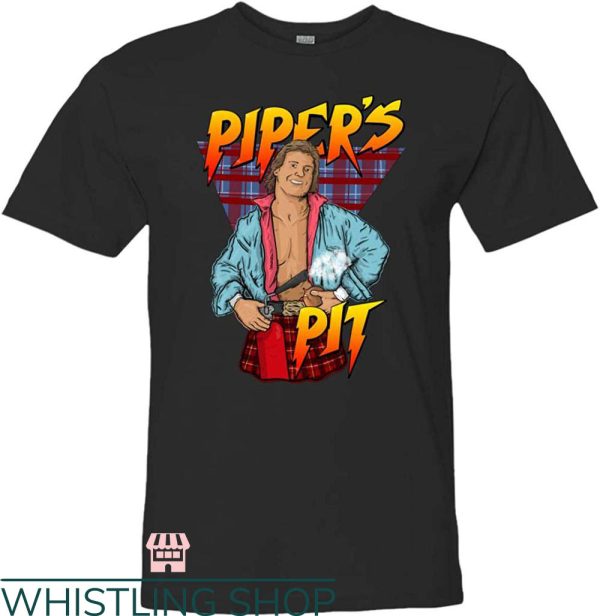 Roddy Piper T-Shirt Piper’s Pit HQ Wrestling Celebrity Tee