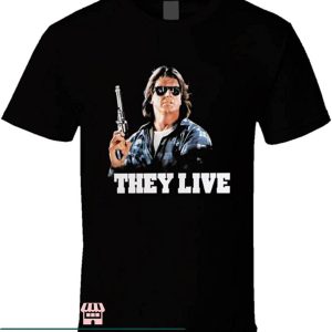 Roddy Piper T-Shirt They Live Retro Horror Celebrity