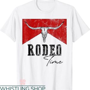 Rodeo Time T-shirt Rodeo Time Bull Skull Life Country Shirt