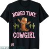 Rodeo Time T-shirt Rodeo Time Cowgirl T-shirt