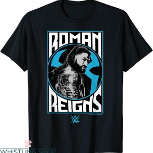 Roman Reigns T-Shirt WWE Box Up Poster Wrestler Vintage
