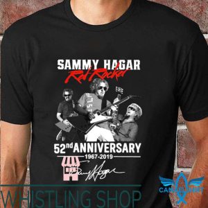 Sammy Hagar T-Shirt Sammy Hagar 52nd Anniversary T-Shirt
