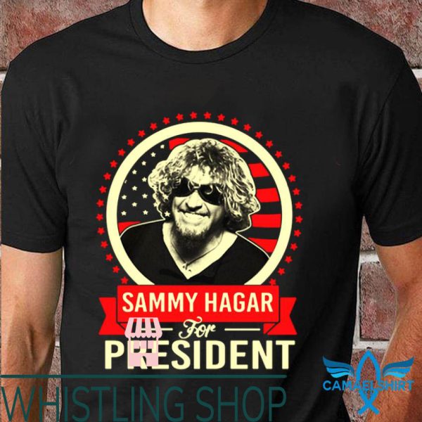 Sammy Hagar T-Shirt Sammy Hagar For President T-Shirt