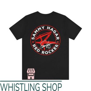 Sammy Hagar T-Shirt Sammy Hagar Red Rocker Circle T-Shirt