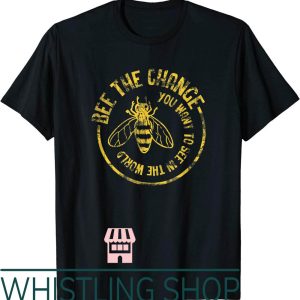 Save The Bees T-Shirt Honeybee Bee The Change