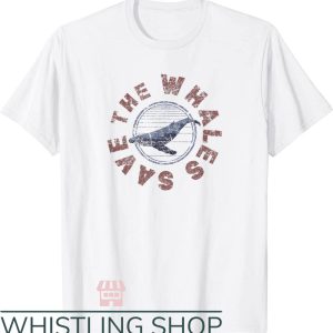 Save The Whales T-Shirt Save The Whales Circle T-Shirt
