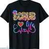 Scrub Life T-Shirt Leopard Tie Dye Stethoscope Leopard Nurse