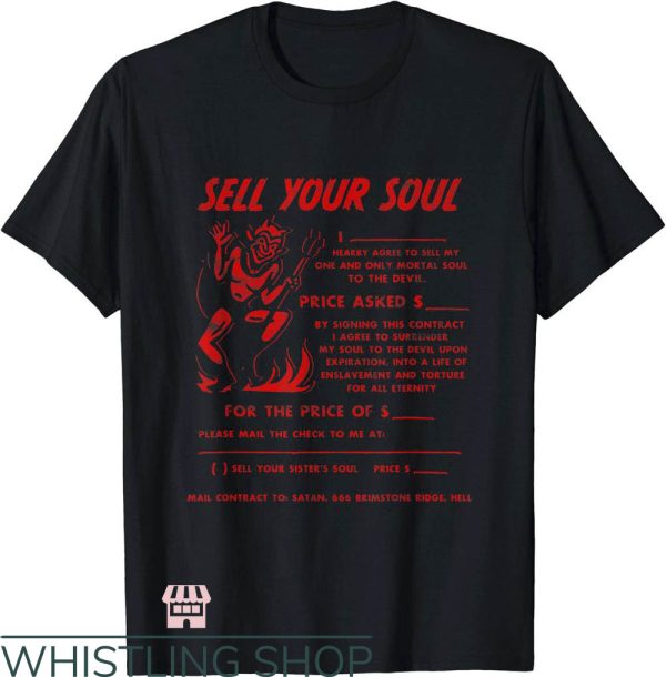 Sell Your Soul T-Shirt Contract With The Devil T-Shirt
