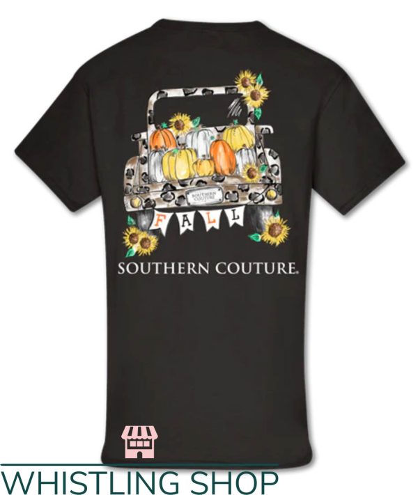 Simply Southern Youth T-Shirt Fall Leopard Truck Tee Gift