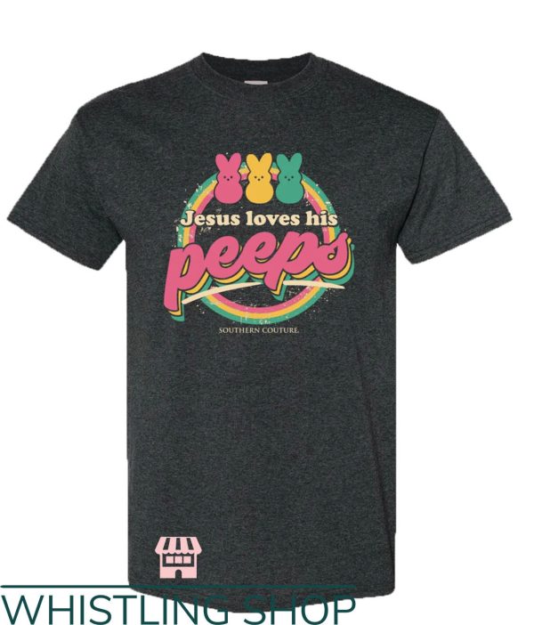 Simply Southern Youth T-Shirt Loves His Peep Easter Tee Gift