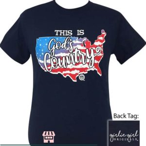 Simply Southern Youth T-Shirt Preppy God’s Country USA Tee