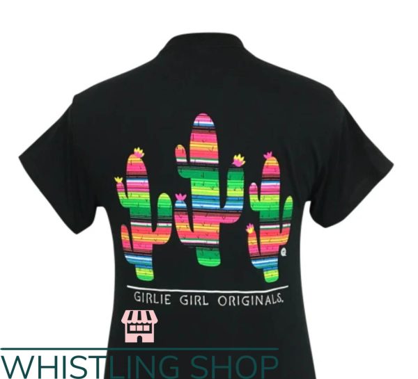 Simply Southern Youth T-Shirt Preppy Serape Cactus Tee Gift