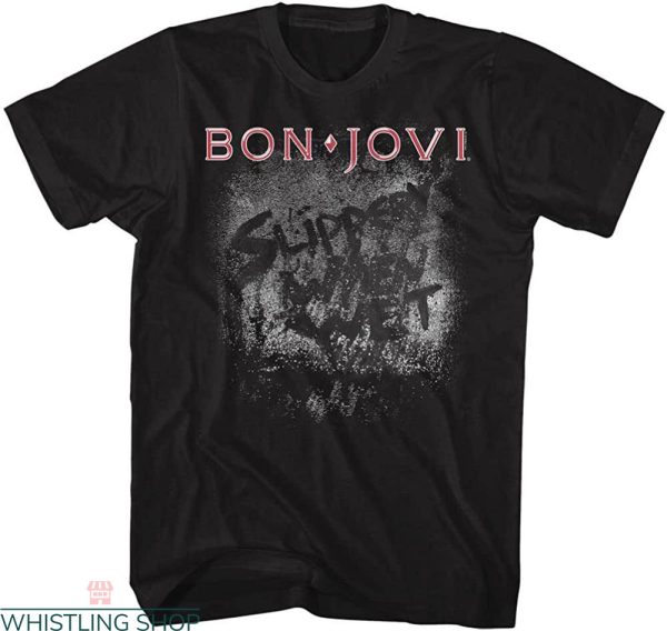 Slippery When Wet T-shirt Bon Jovi The Best Album Cover