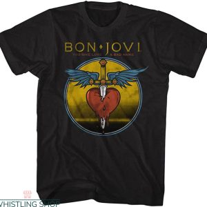 Slippery When Wet T-shirt Bon Jovi The Best Rock Band US