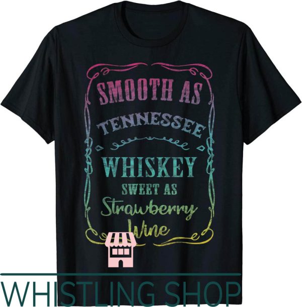 Smooth As Tennessee Whiskey T-Shirt Funny Humour Vacation