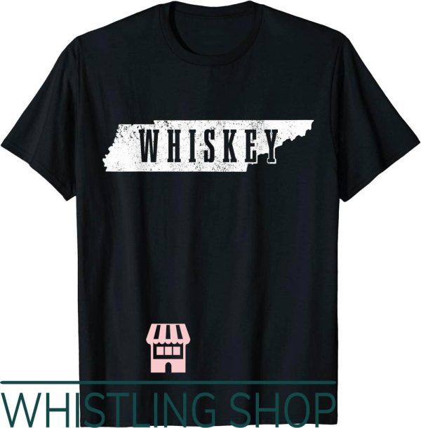 Smooth As Tennessee Whiskey T-Shirt State Map Bourbon Vintag