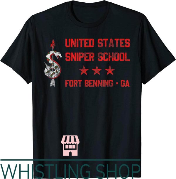 Sniper Gang T-Shirt School Fort Benning CAV Armor US Army