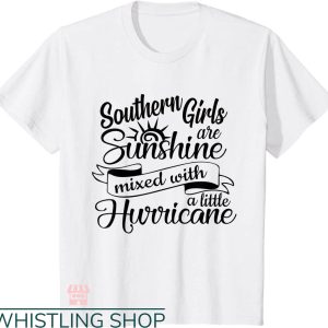 Southern Belle T-shirt Sunshine Mixed With Little Hurricane