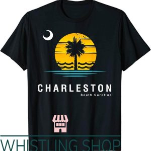 Southern Couture T-Shirt Charleston Carolina Palmetto Moon