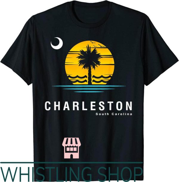 Southern Couture T-Shirt Charleston Carolina Palmetto Moon