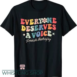 Speech Therapy T Shirt Team Women