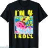 Spongebob Birthday T-shirt Funny I Am 4 This Is How I Roll