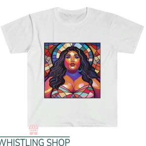 Stained Glass T Shirt Lizzo Stained Glass Tee Shirt